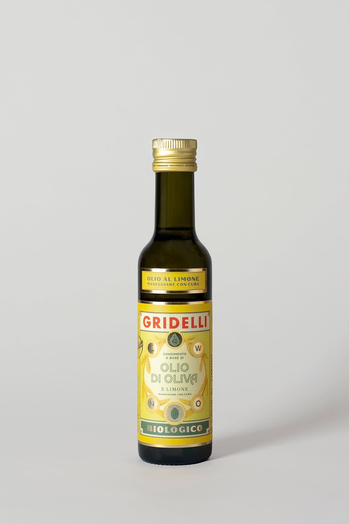 Olio Al Limone, Olive Oil, 250 ml – Gridelli