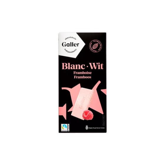 Chokladkaka Galler White Raspberry, 1 st. från Galler – köp hos Coffee Friend