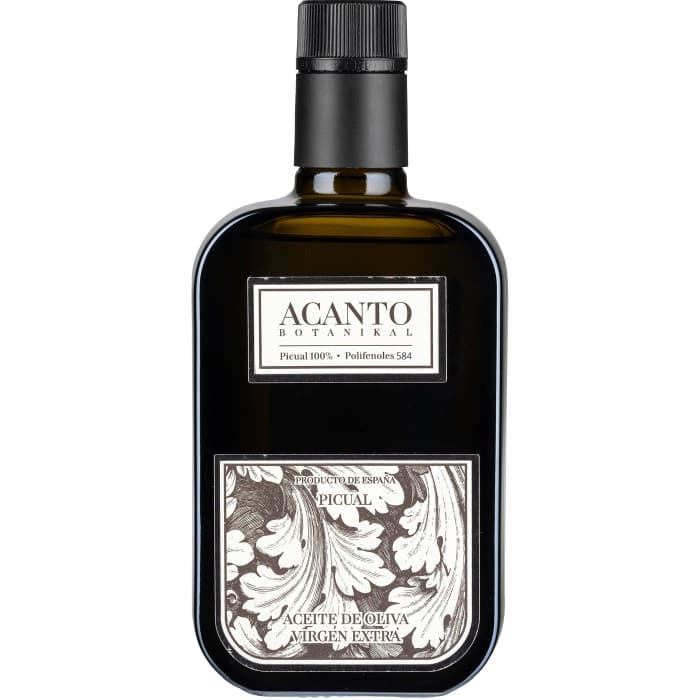 Acanto Botanikal Picual 584 Polyfenoler Extra Virgin Olivolja 500ml – Acanto Botanikal